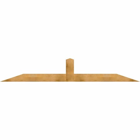 Ekena Millwork Portland Rough Sawn Timber Gable Bracket, Western Red Cedar, 108"W x 18"H x 6"D x 6"F, 4/12 Pitch GBW108X18X0606POR00RWR